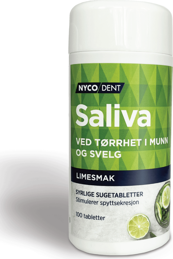 Saliva Sugetabletter, Lime, 100 stk.