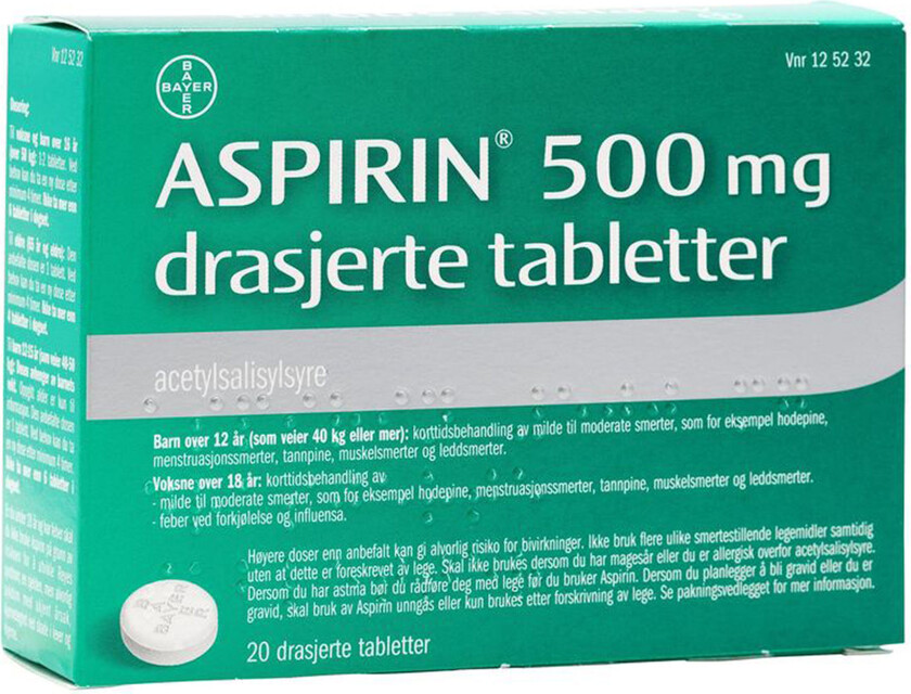 Tabletter 500mg, 20 stk.