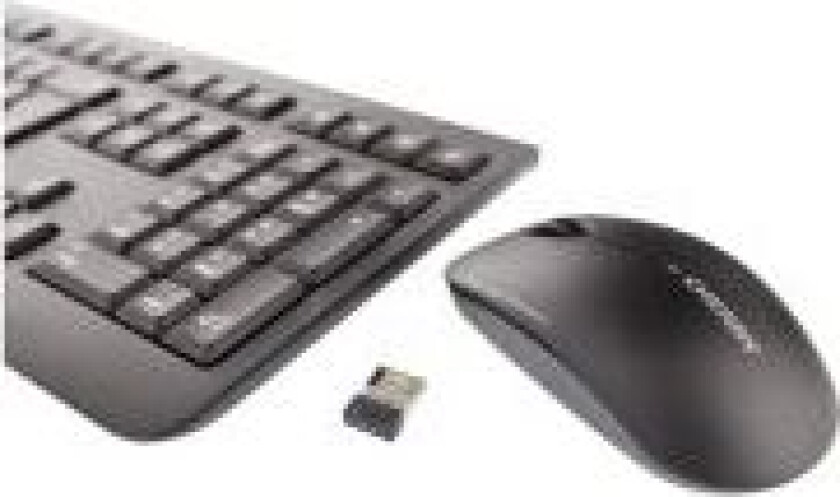 DW 3000 - Tastatur- og mussett - trådløs - 2.4 GHz - Storbritannia - svart