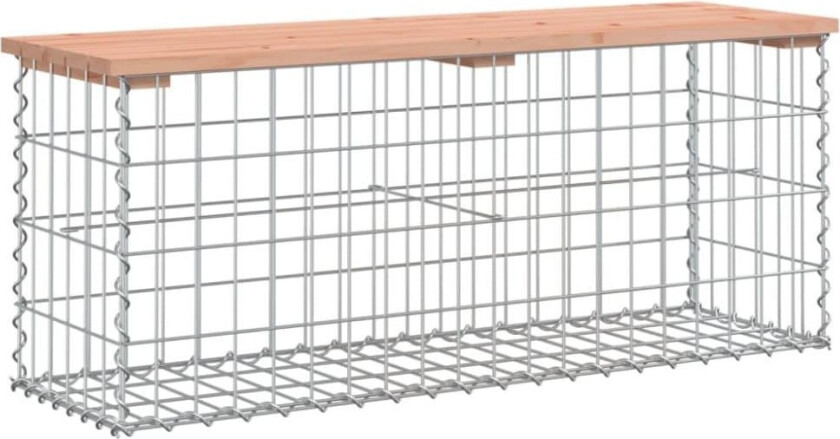 Hagebenk gabiondesign 103x31,5x42 cm heltre douglasgran