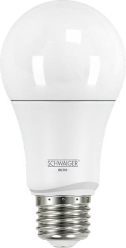 Schwaiger HOME4YOU HAL300 - LED-lyspære - E27 - 9.5 W (ekvivalent 60 W) - klasse A - RGB/hvitt lys - 2700-6500 K - hvit