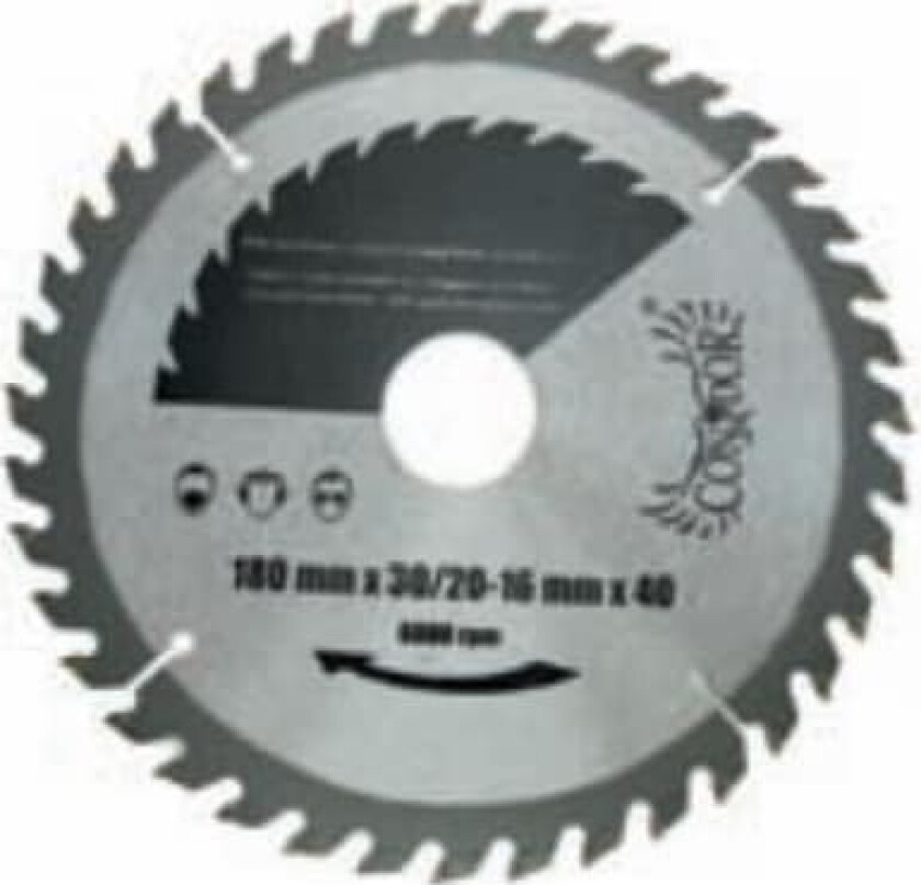 Wood sirkelsag 30 x 300 mm 40 tenner (CON-TCT-30x40)