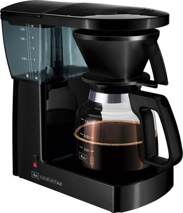 Excellent 4.0 - Kaffemaskin - 10 kopper - Sort