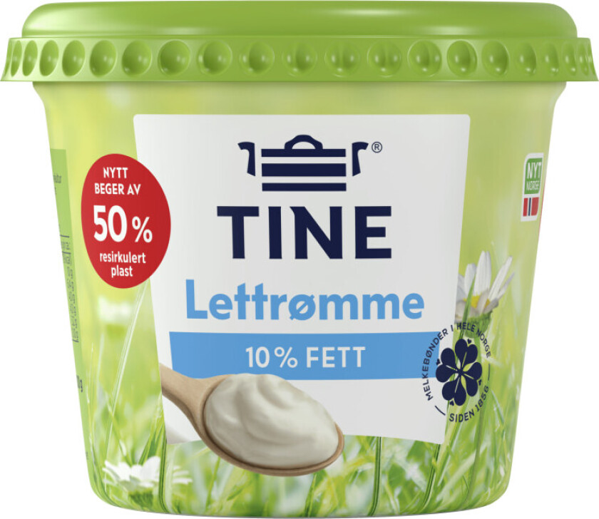 Lettrømme 10% 300g
