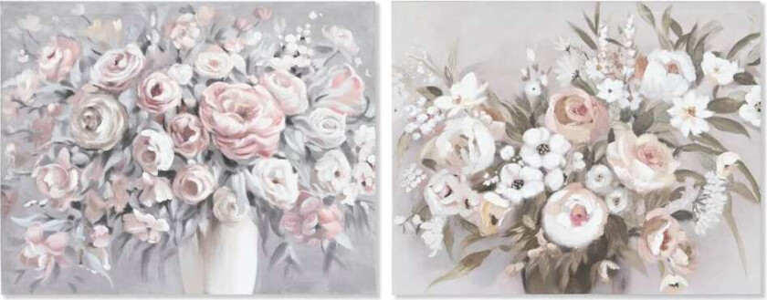 Maleri Hjem ESPRIT Tradisjonell Vase 100 x 3,7 x 80 cm (2 kvanta)