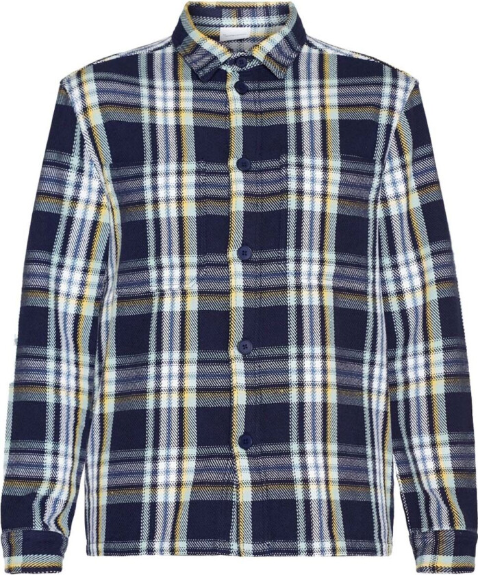 Checked Overshirt Blue Check XL, Blue Check
