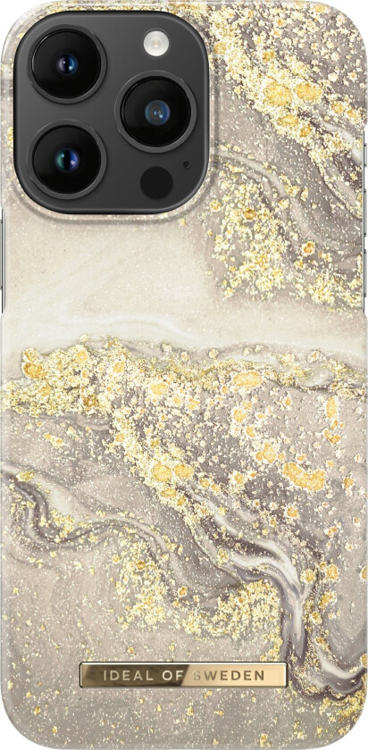 iDeal Of Sweden iPhone 14 Pro Max Fashion Deksel - Sparkle Greige Marble