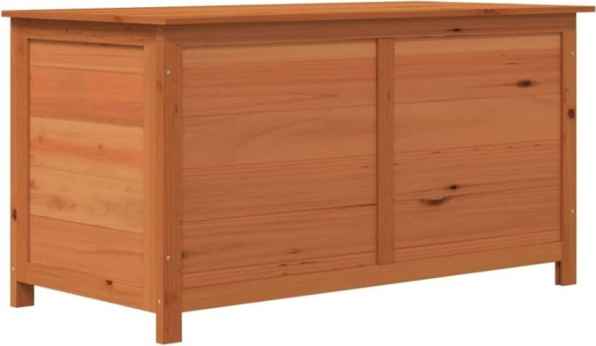 Utendørs putekasse brun 100x50x56 cm heltre gran