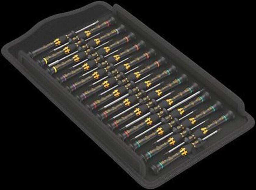 Kraftform Micro ESD Big Pack 1 Screwdriver set for electronic applications 25 pieces