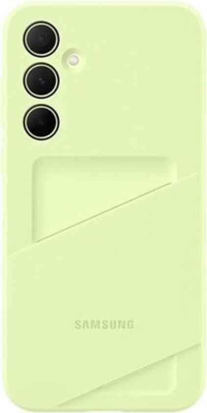 Card Slot Case Galaxy A35 Lime