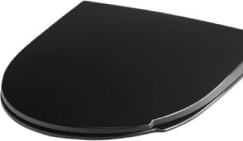 Bilde av Spira Art toalettsete, soft close, avtagbar, sort