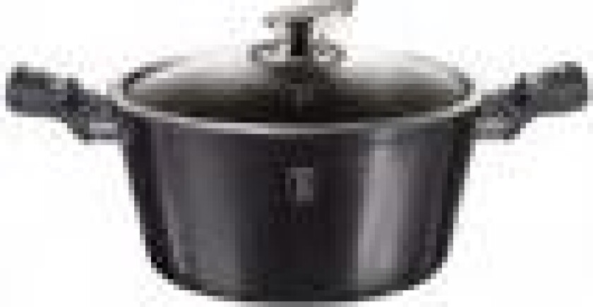 Berlingerhaus Berlinger Haus - Gryde ø28 cm / 6.1L - Med glåslåg - El / Gas / Induktion - Carbon Pro Edition