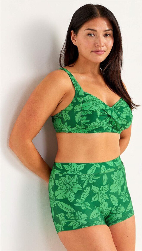 Spileløs bikini BH med et blomstermønster Nerja Female