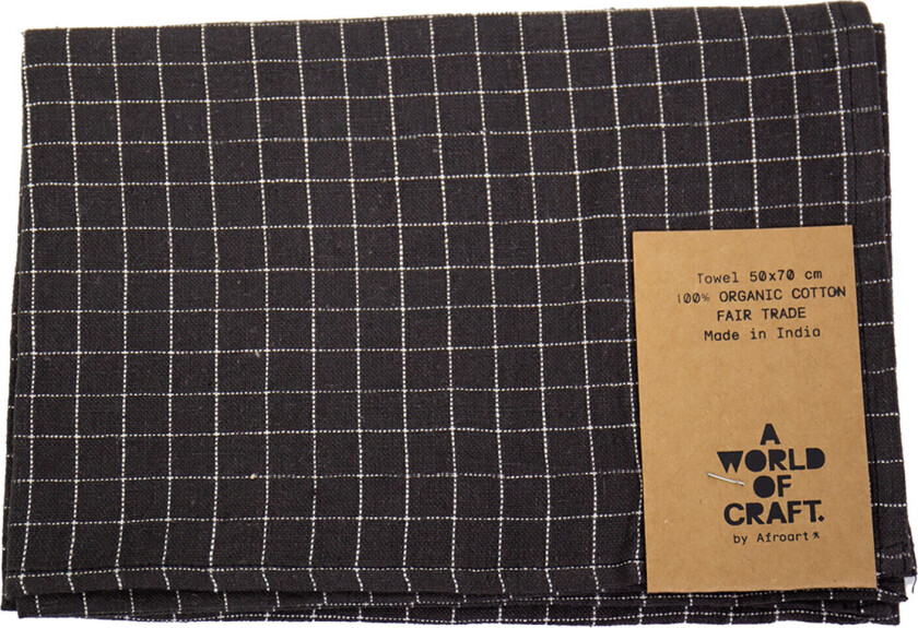 ECO REGULAR Kjøkkenhåndkle grå/hvit