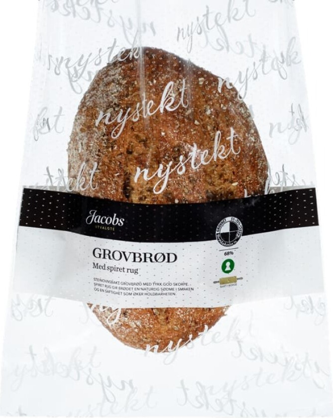 Grovbrød m/Spiret Rug 720g