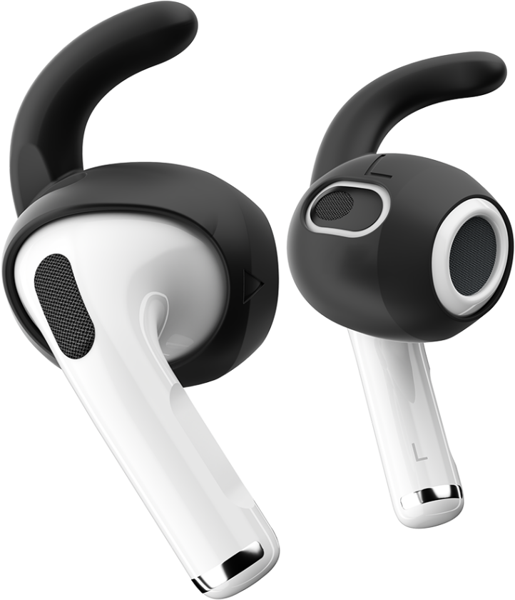 - EarBuddyz - Ear Hooks for Airpods 3 (Color: Black)