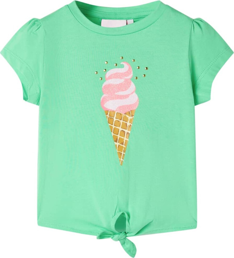 T-skjorte for barn lysegrønn 104