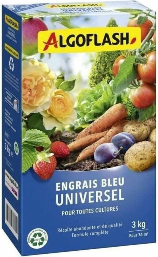 Gjødsel Algoflash Naturasol Universal 3 Kg