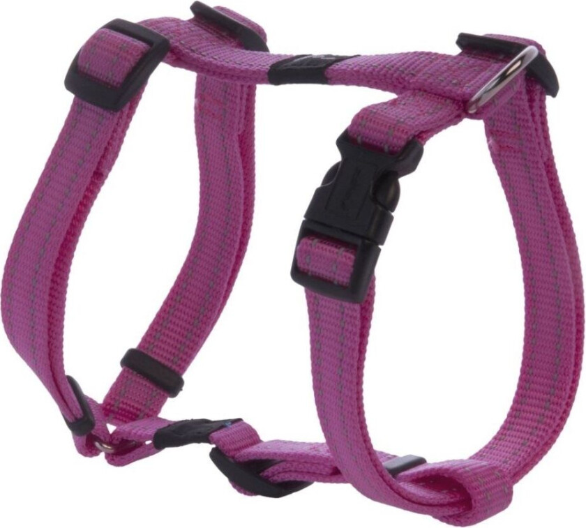 Rogz Harness H slange 16mm-5/8 rosa