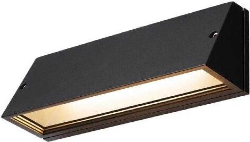 Pema WL, Vegglys, Sort, Aluminium, IP65, Fasade, I