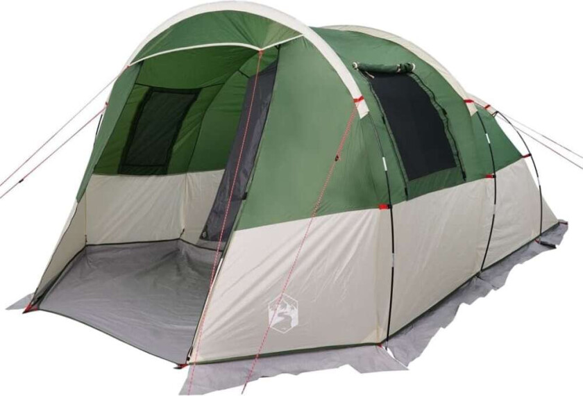 Bilde av Tunneltelt for camping 4 personer grønn vanntett