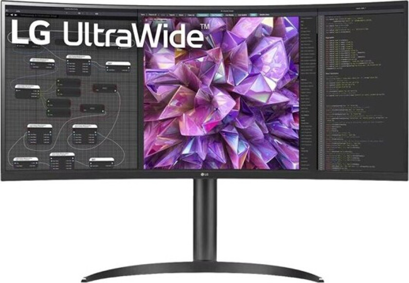 34" LG UltraWide 34WQ75X-B - 3440x1440 - IPS - HDR10 - 90W USB HUB - 5 ms - Skjerm