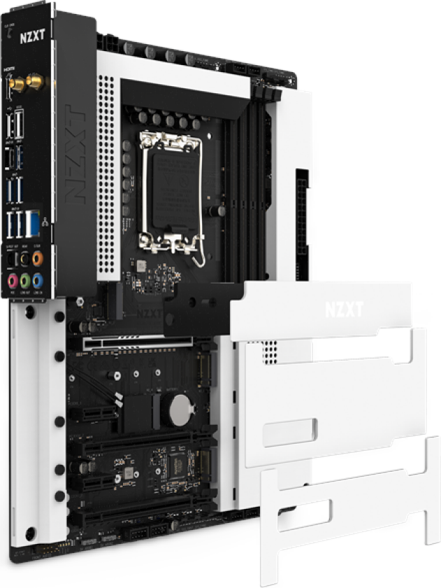 N7 Z790 White Hovedkort - Intel Z790 - Intel LGA1700 socket - DDR5 RAM - ATX