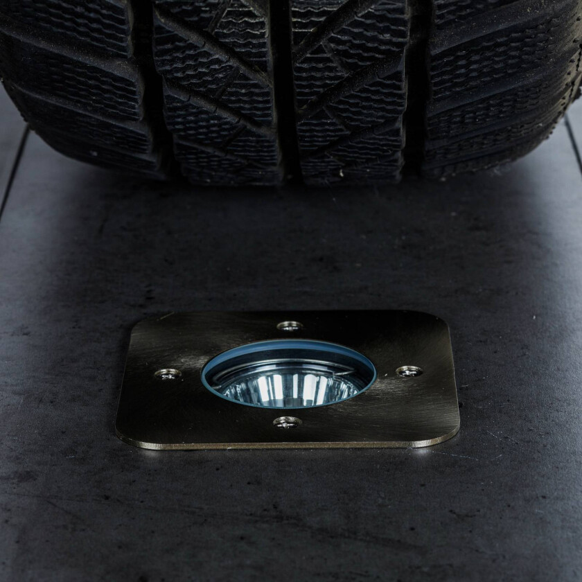 Prios Riya bakkespot, kantet, rustfritt stål