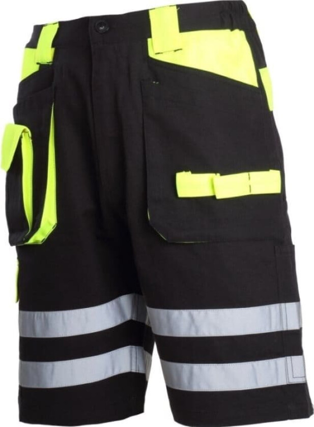 Lahti Pro SHORT SHORTS TJEKKISK-GUL 100 % BOMULL MED REFLEKTIONER, "3XL", CE, LAHTI