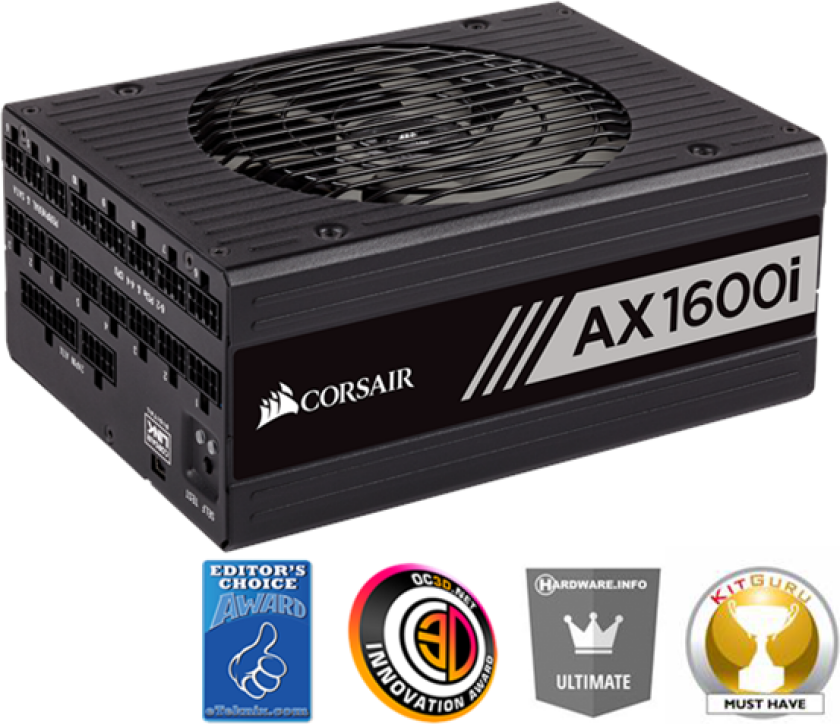 Corsair Ax1600i 1,600w 80 Plus Titanium