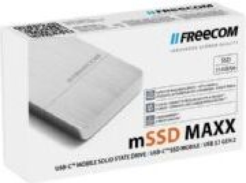 mSSD MAXX - SSD - 512 GB - ekstern (bærbar) - USB 3.1 Gen 2 - børstet aluminium