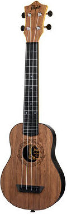 TUSL-50 Travel Long Neck Soprano Ukulele Walnut
