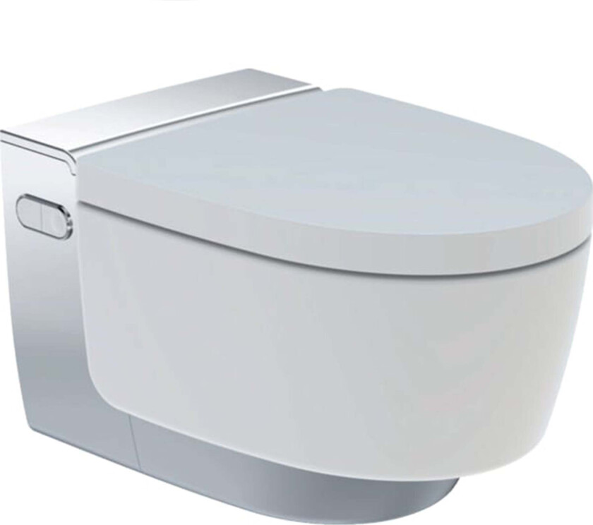 Bilde av Aquaclean Mera Classic dusjtoalett, uten skyllekant, krom/hvit