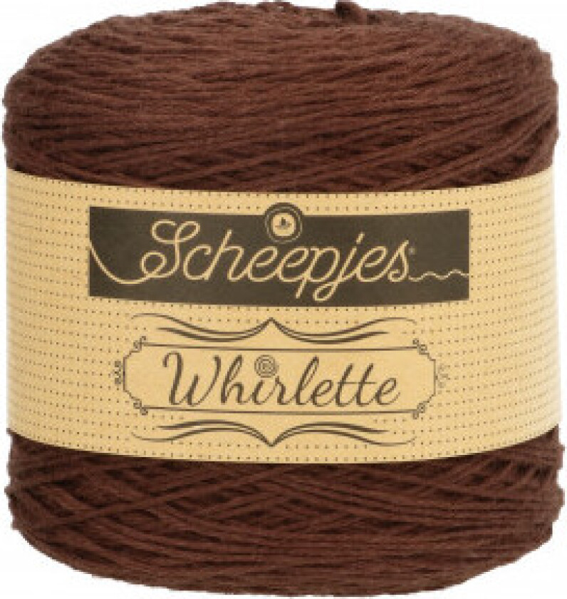 Whirlette Garn Unicolor 863 Sjokolade