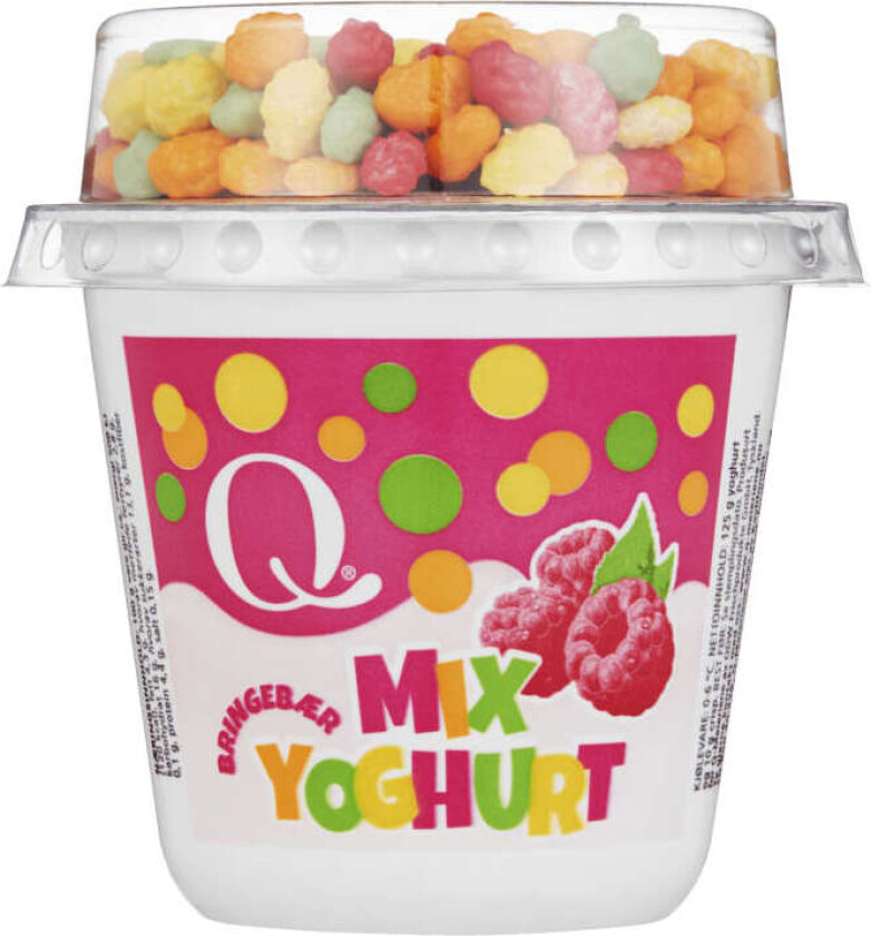 Q Barneyoghurt Bringebær 135g