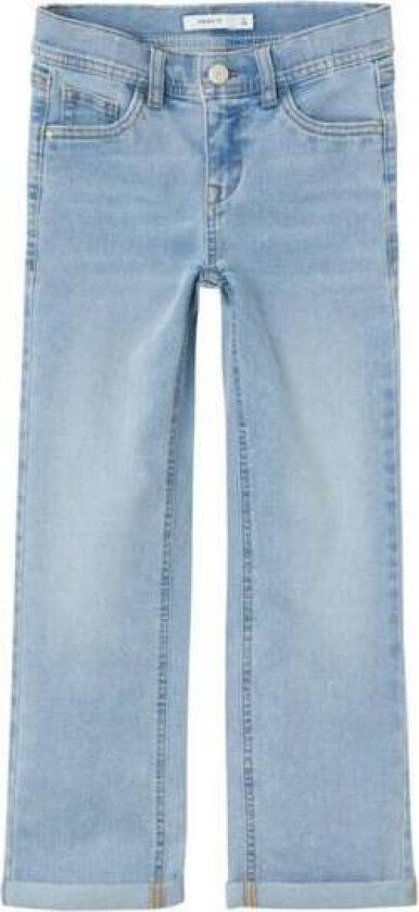 Bilde av Name It - Jeans Bukse Polly Wide Light Blue Denim