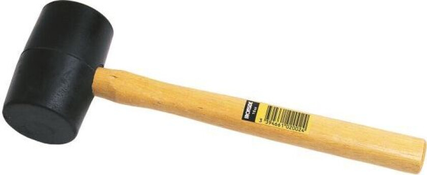102002 Gummiklubbe treskaft, 530 g