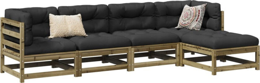 Hagesofagruppe 5 deler impregnert furu