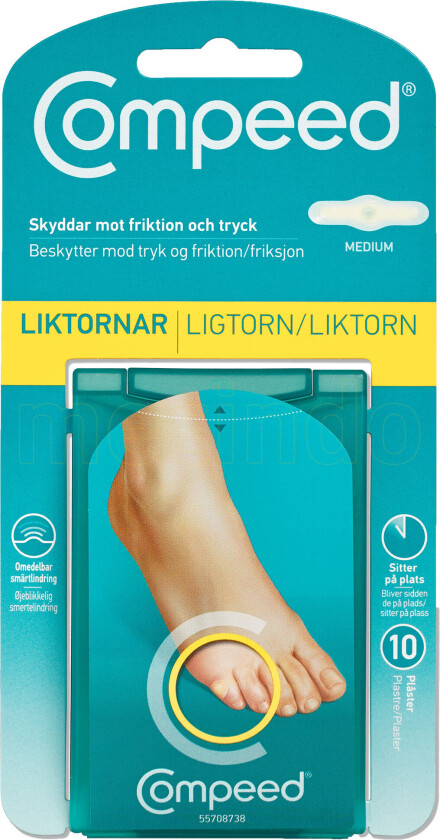 Liktornplaster Medium, 10 stk