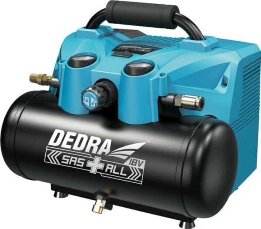 Car compressor Dedra Compressor 6l, battery-operated 2X18V