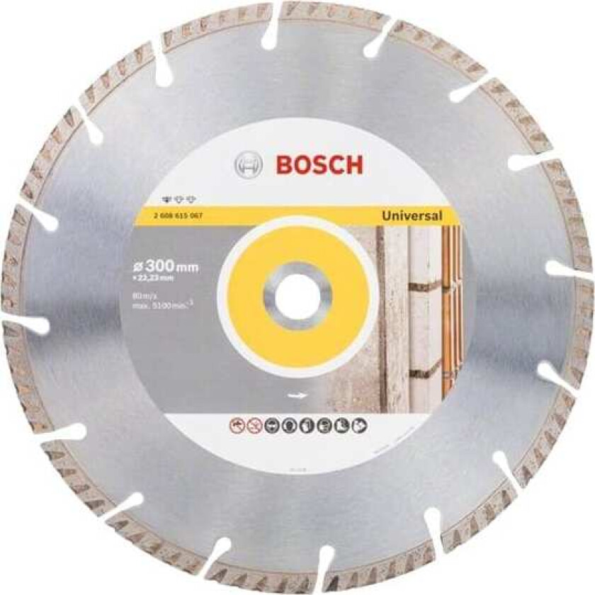 Diamantkappeskive Standard for Universal 300x22.23 300x22.23x3.3x10mm