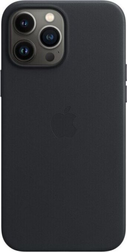 - Baksidedeksel for mobiltelefon - med MagSafe - lær - midnatt - for iPhone 13 Pro Max