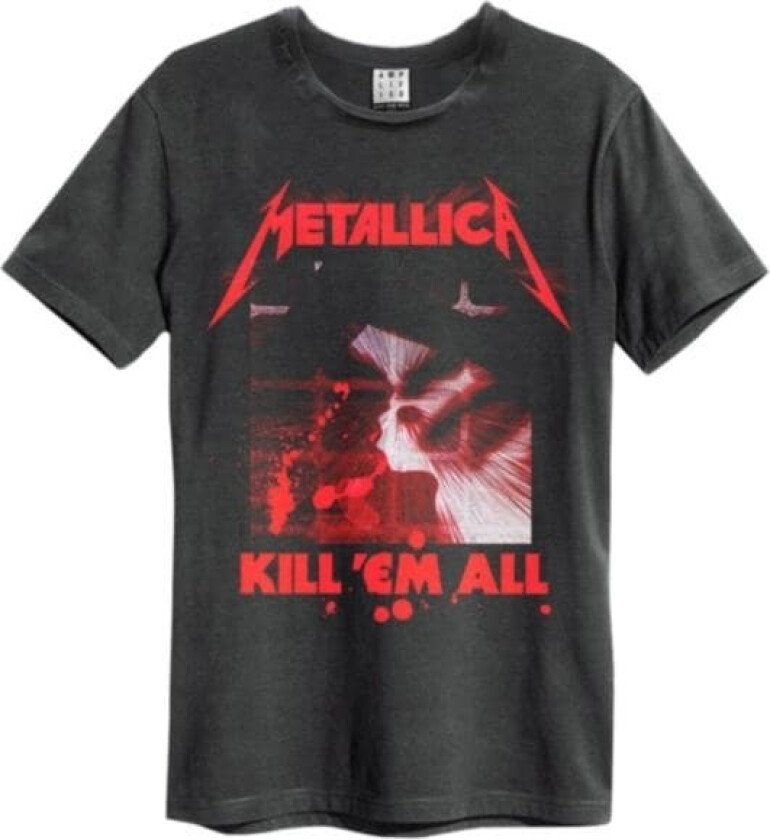 : Kill Them All Amplified Vintage Black Large T Shirt
