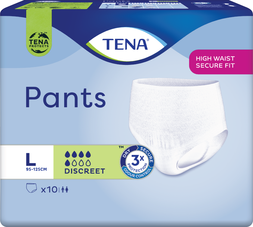 Tena Pants Discreet, Large, 10 stk.