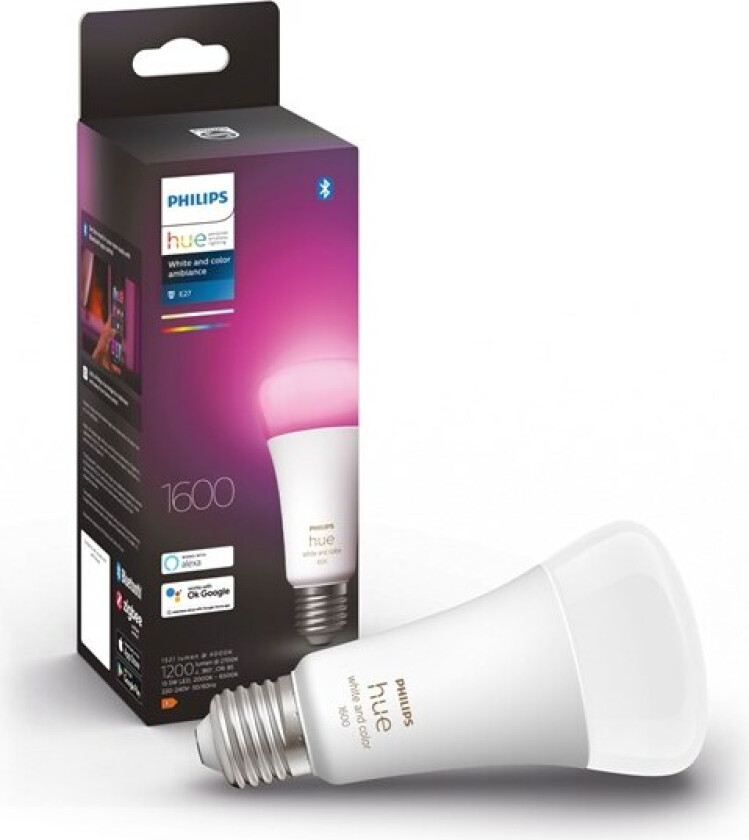 Bilde av Color Ambiance Smart LED-pære E27 1600 lm