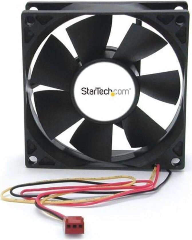 80x25mm Dual Ball Bearing Computer Case Fan w/ TX3 Connector - Kabinettvifte - 80mm - Svart