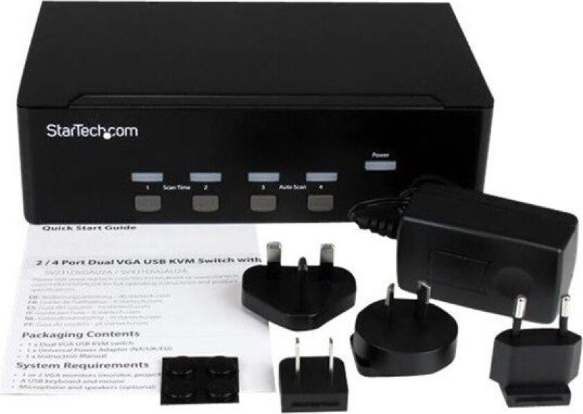 4-port KVM Switch