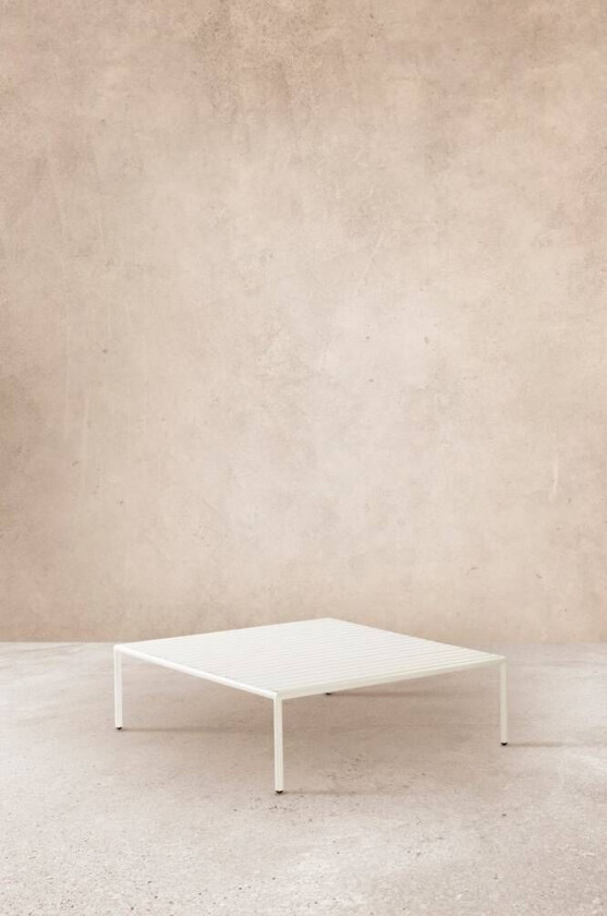 sofabord 110x110 cm Hvit