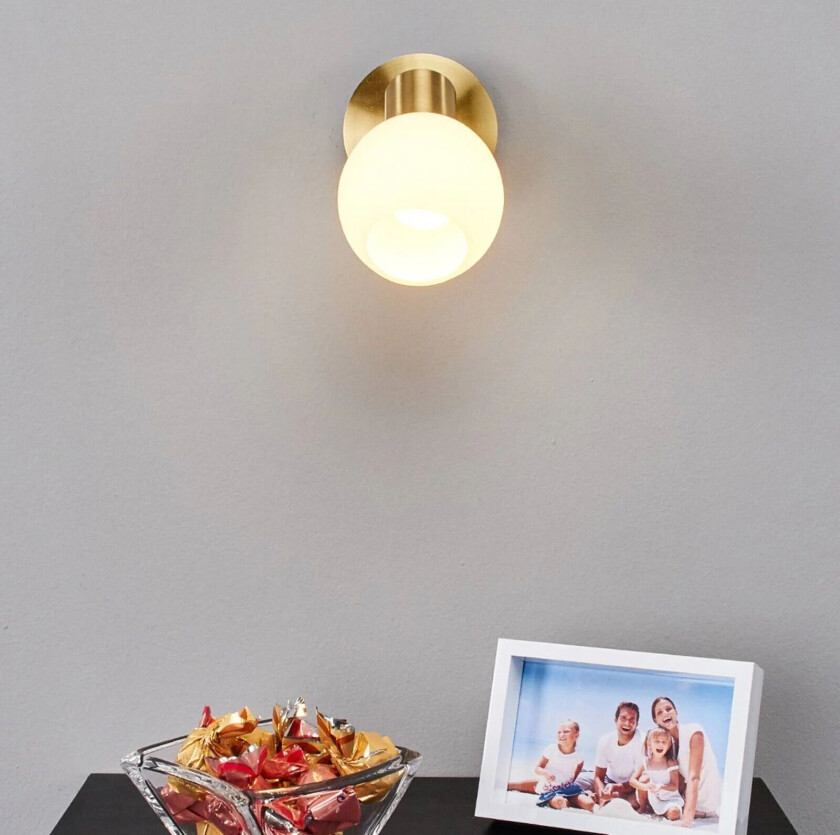 Veggspot Elaina, messing