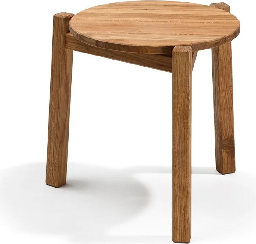 Djurö sofabord Teak, ø42 cm